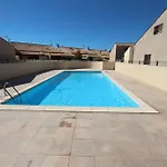 Vila Jolie D'angle Pour 5 Couchages, Clim Sejour, Terrasse, Parking Dans Securisee Piscine Commune 400m De La Lrjp16 Portiragnes