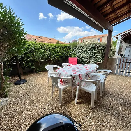 Jolie D'angle Pour 5 Couchages, Clim Sejour, Terrasse, Parking Dans Securisee Piscine Commune 400m De La Lrjp16 Villa Portiragnes