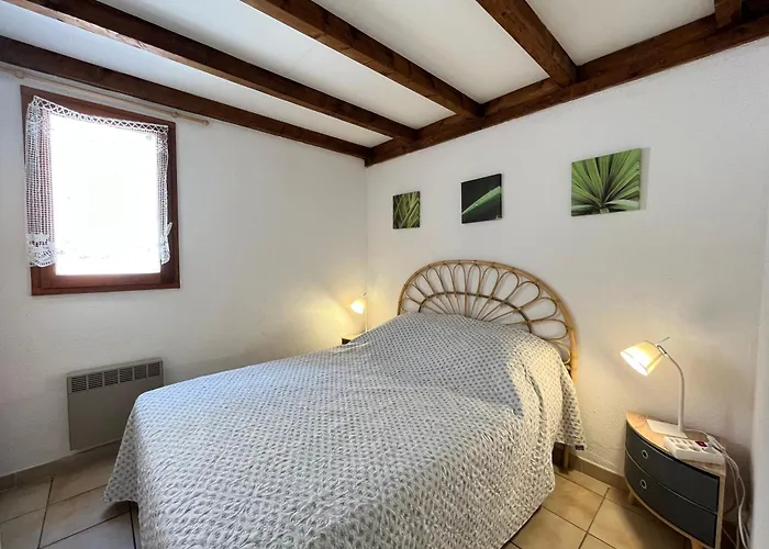 Jolie D'angle Pour 5 Couchages, Clim Sejour, Terrasse, Parking Dans Securisee Piscine Commune 400m De La Lrjp16 빌라 *