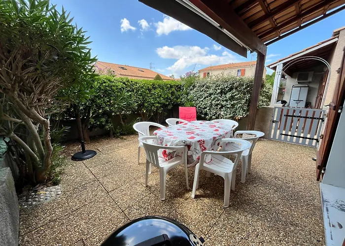 Jolie D'angle Pour 5 Couchages, Clim Sejour, Terrasse, Parking Dans Securisee Piscine Commune 400m De La Lrjp16 빌라 포르티하뉴